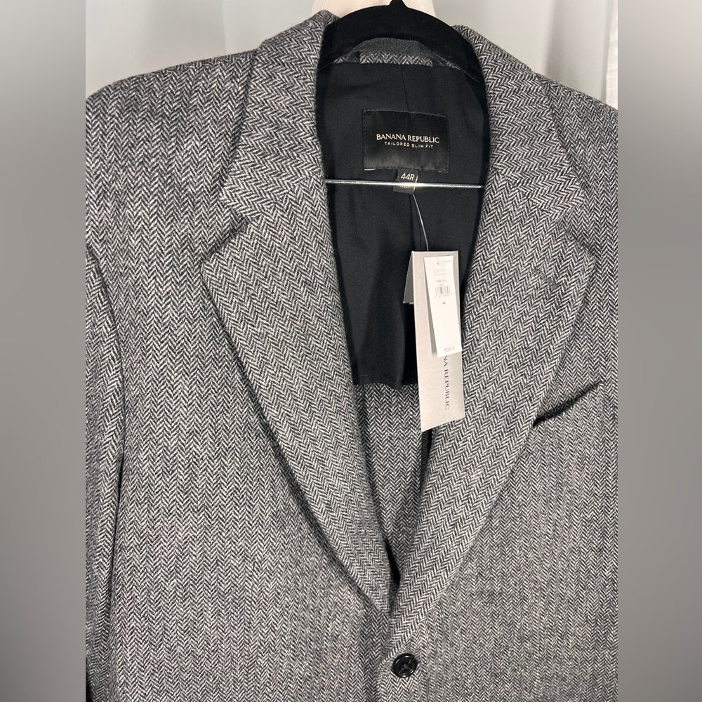 NWT Banana Republic Tailored Slim Fit Jacket - Picture 3 of 13